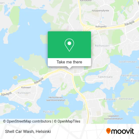 Shell Car Wash map