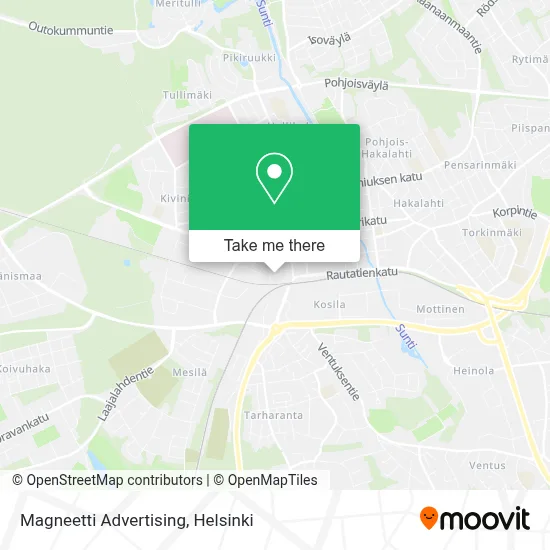 Magneetti Advertising map
