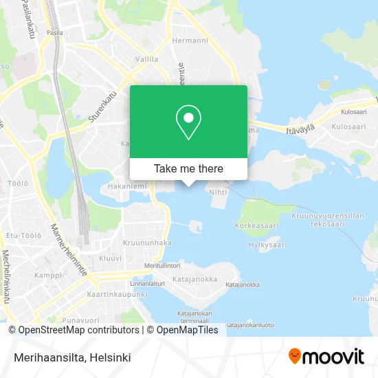 Merihaansilta map