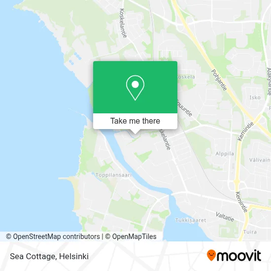 Sea Cottage map