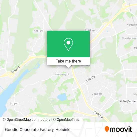 Goodio Chocolate Factory map