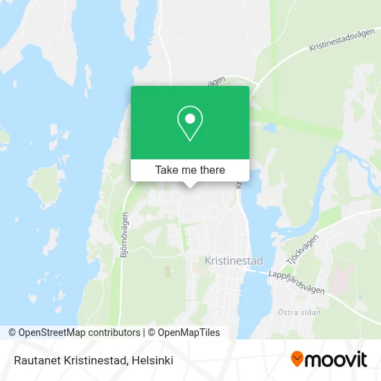 Rautanet Kristinestad map