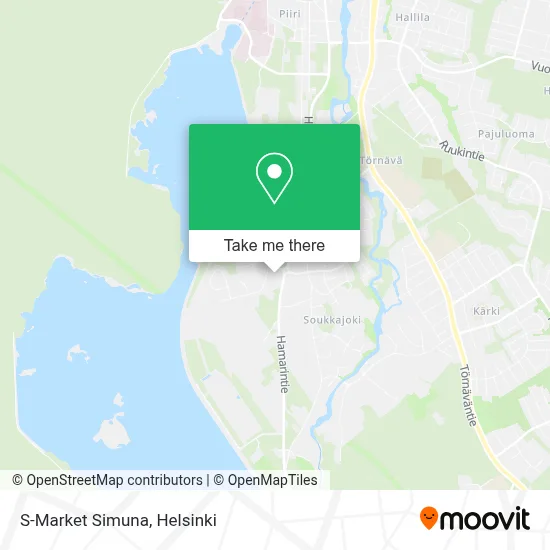 S-Market Simuna map
