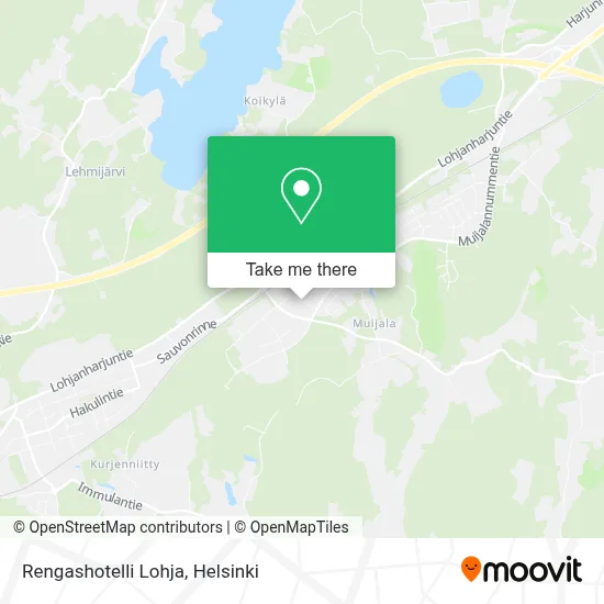 Rengashotelli Lohja map