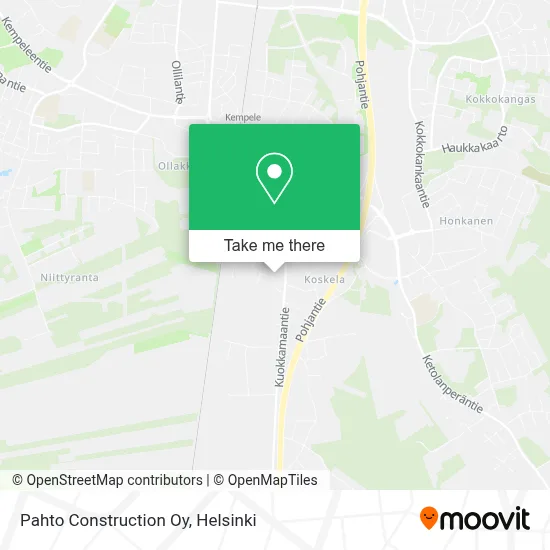 Pahto Construction Oy map
