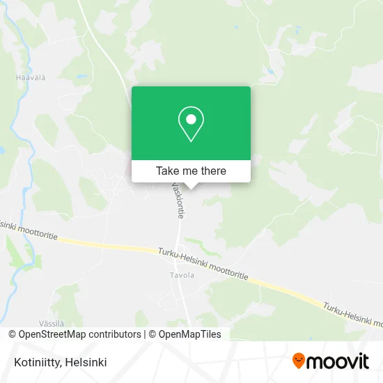 Kotiniitty map