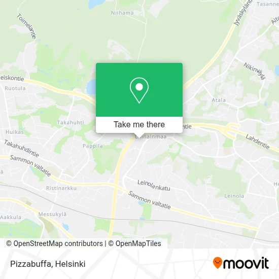 Pizzabuffa map