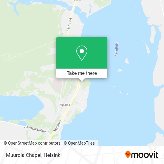 Muurola Chapel map