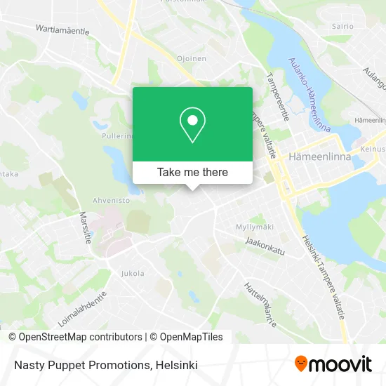 Nasty Puppet Promotions map