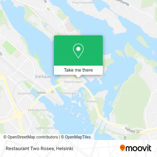 Restaurant Two Roses map
