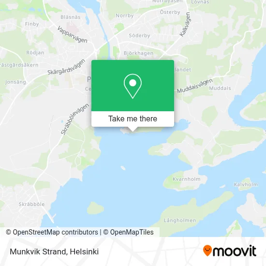 Munkvik Strand map