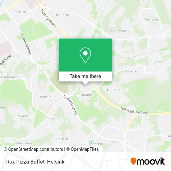 Rax Pizza Buffet map