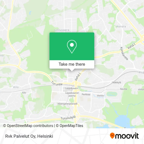 Rvk Palvelut Oy map