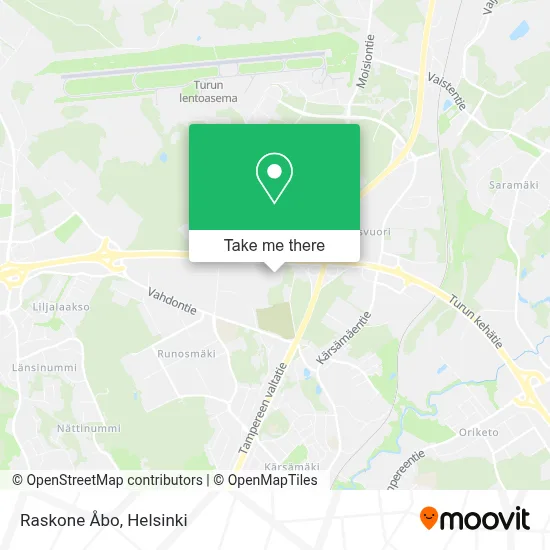 Raskone Åbo map