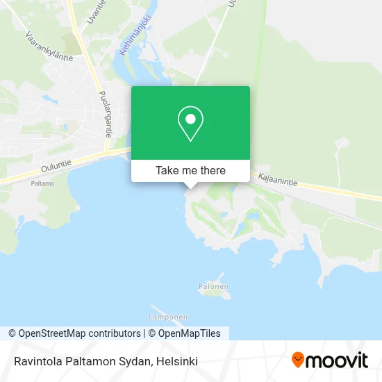 Ravintola Paltamon Sydan map