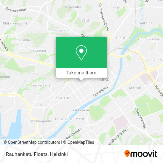 Rauhankatu Floats map