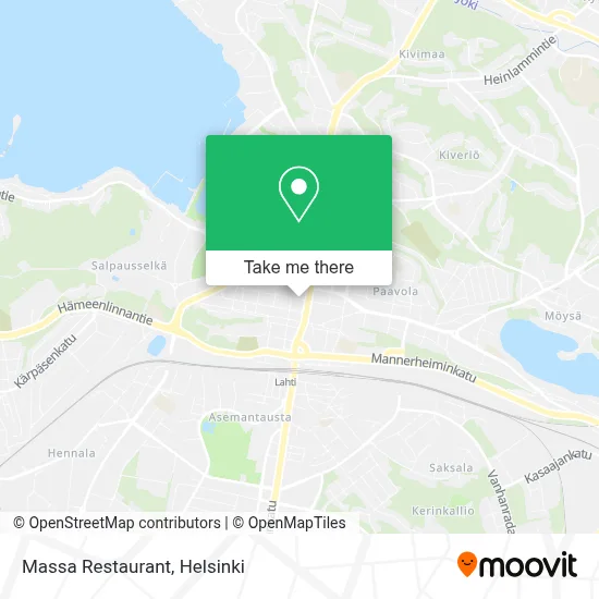 Massa Restaurant map