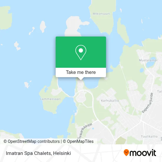 Imatran Spa Chalets map