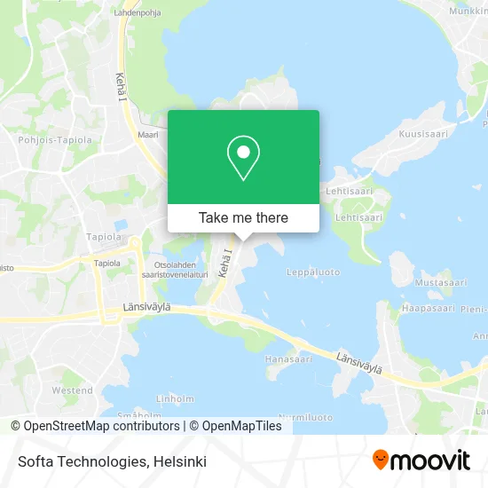 Softa Technologies map