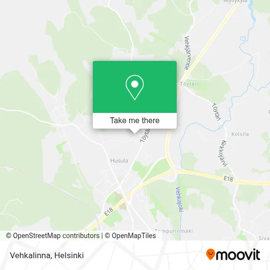 Vehkalinna map