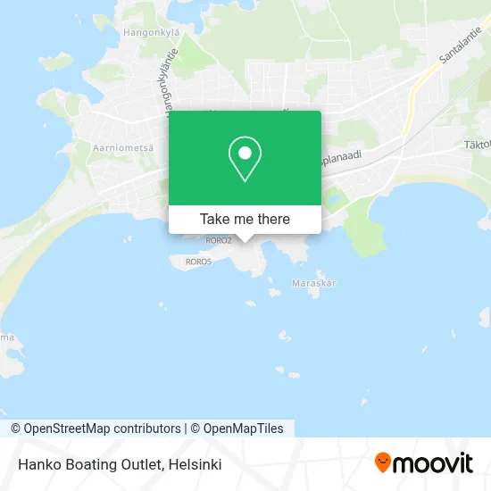 Hanko Boating Outlet map