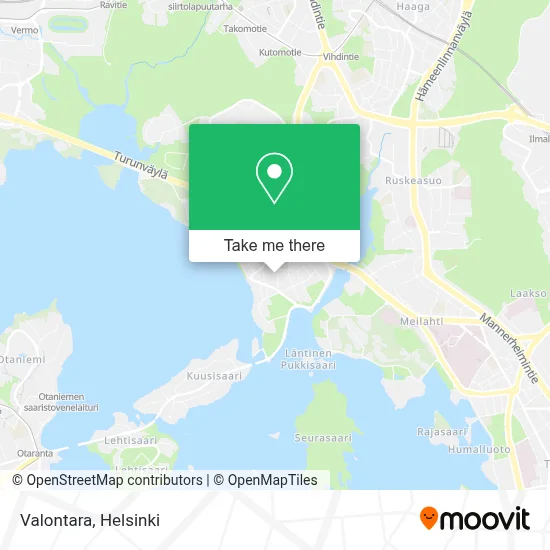 Valontara map