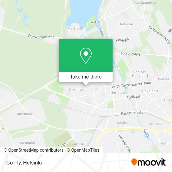 Go Fly map