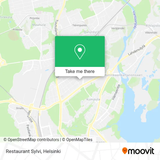Restaurant Sylvi map
