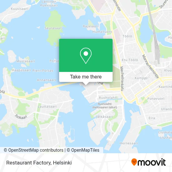 Restaurant Factory map