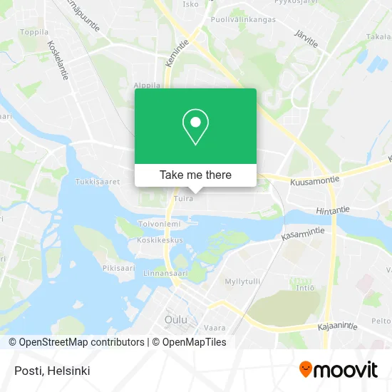 Posti map