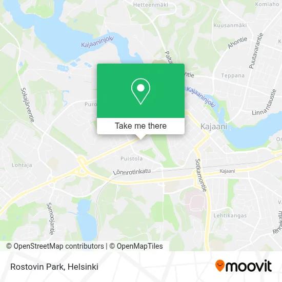 Rostovin Park map