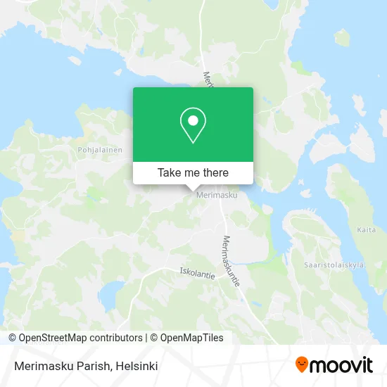 Merimasku Parish map
