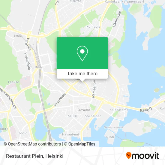 Restaurant Plein map