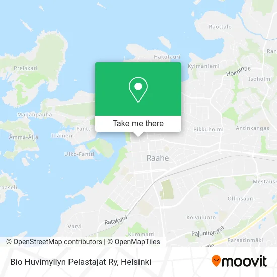 Bio Huvimyllyn Pelastajat Ry map