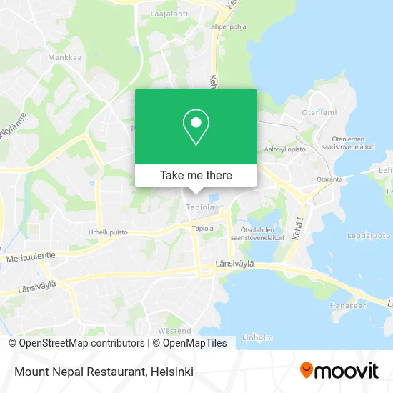 Mount Nepal Restaurant map