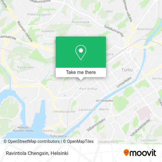 Ravintola Chengxin map