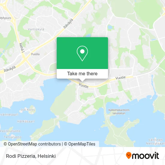 Rodi Pizzeria map