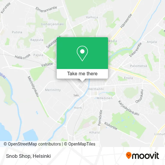 Snob Shop map