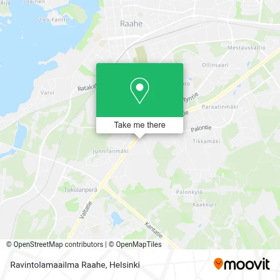 Ravintolamaailma Raahe map