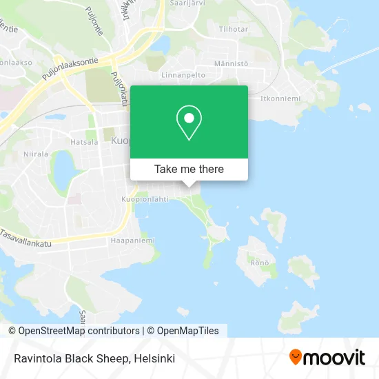 Ravintola Black Sheep map