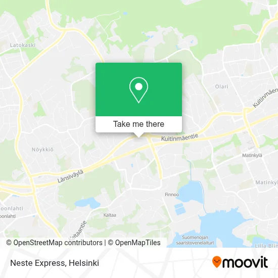Neste Express map