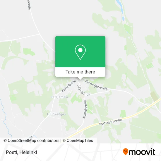 Posti map
