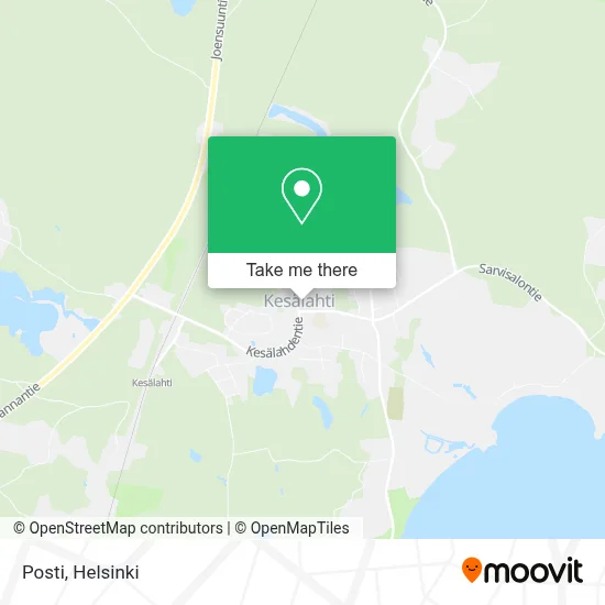 Posti map