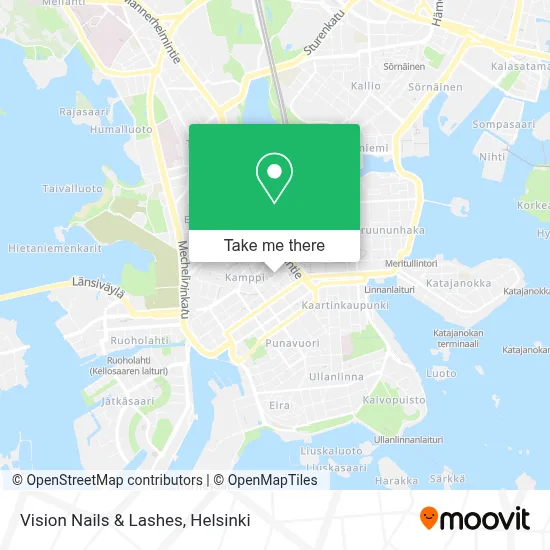 Vision Nails & Lashes map