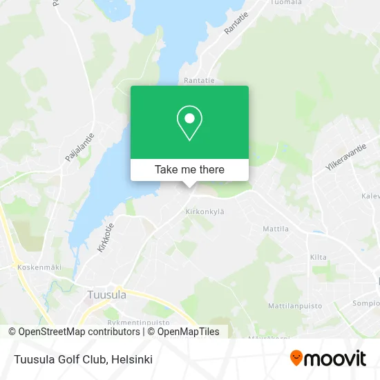 Tuusula Golf Club map