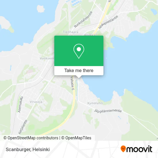 Scanburger map