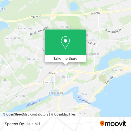 Spacos Oy map