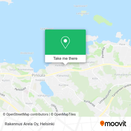 Rakennus Arela Oy map