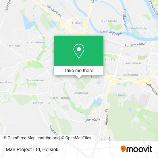 Man Project Ltd map