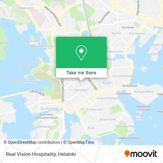 Real Vision Hospitality map